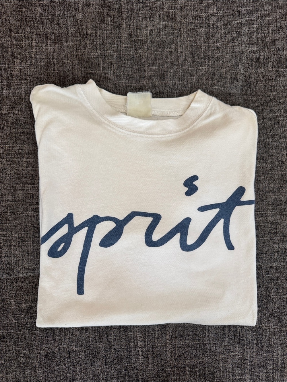 Vintage 90s Esprit Script Logo T Shirt Made in USA Boxy Tee Small